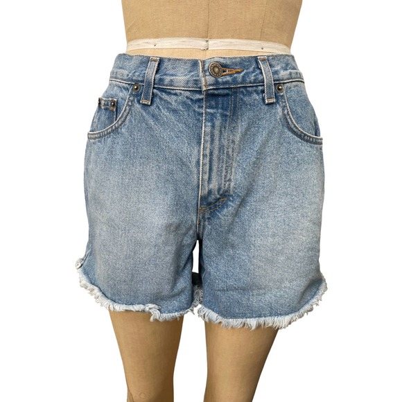 Moda International The London Vtg Jean Denim Shorts Size 4 - Picture 5 of 6